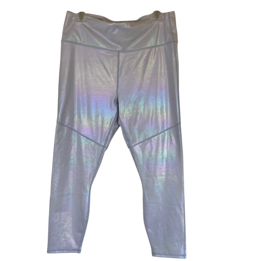 Fabletics Womens High Waisted Iridescent Luxe 7/8 Legging Pant Size‎ XXL NWT